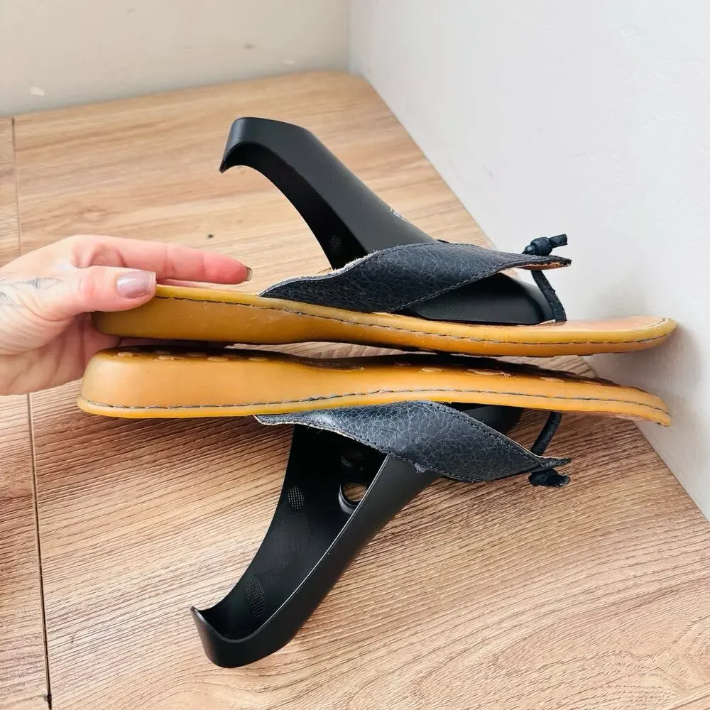 Born Veda sandals Black Leather Women’s Size 10